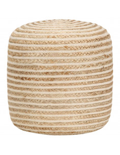 Pouf Lavorato a Mano 40x45 cm in Juta