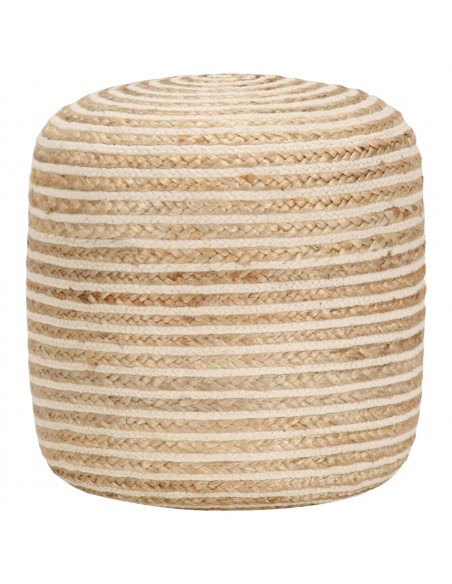 Pouf Lavorato a Mano 40x45 cm in Juta