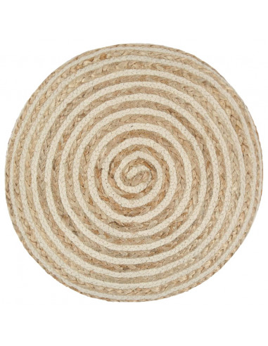 Pouf Lavorato a Mano 40x45 cm in Juta