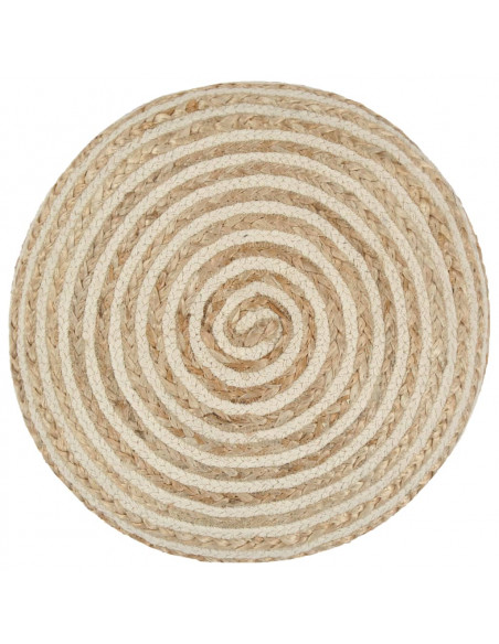 Pouf Lavorato a Mano 40x45 cm in Juta