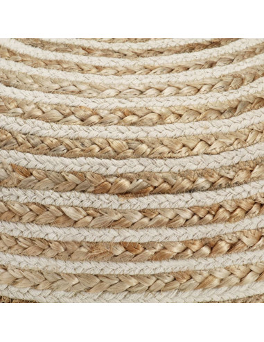 Pouf Lavorato a Mano 40x45 cm in Juta