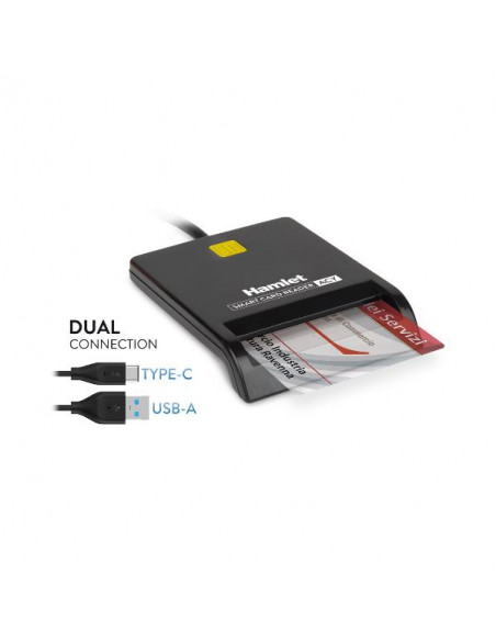 LETTORE SMART CARD USBC USBA