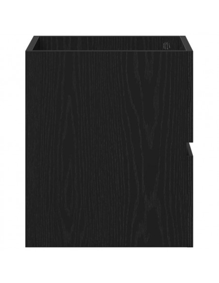 Mobile Lavabo Rovere Nero 41x38,5x45 cm in Legno Multistrato