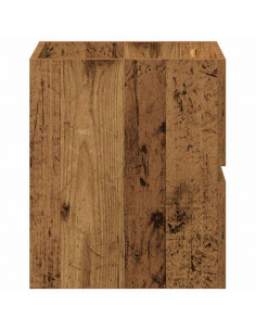 Mobile Lavabo da Bagno Legno Antico 41x38,5x45 cm in Truciolato 2