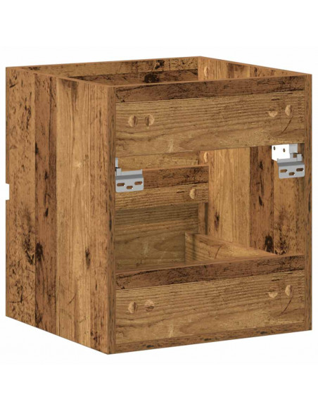 Mobile Lavabo da Bagno Legno Antico 41x38,5x45 cm in Truciolato