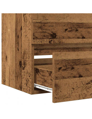 Mobile Lavabo da Bagno Legno Antico 41x38,5x45 cm in Truciolato