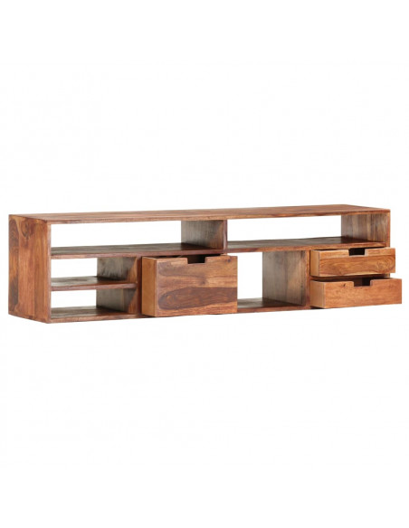 Mobile Porta TV 140x30x35 cm in Legno Massello