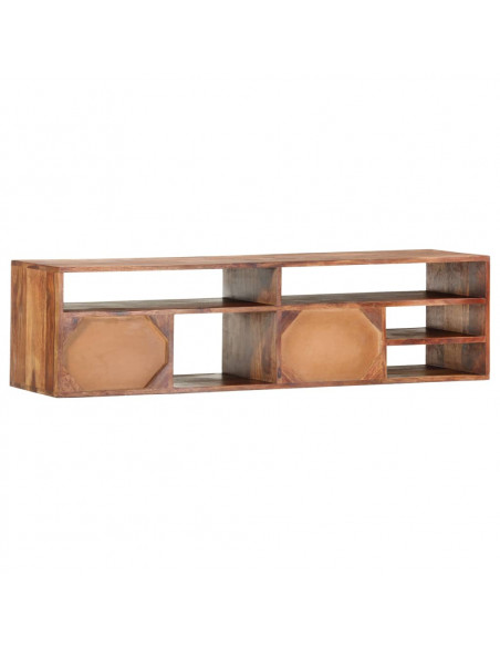 Mobile Porta TV 140x30x35 cm in Legno Massello