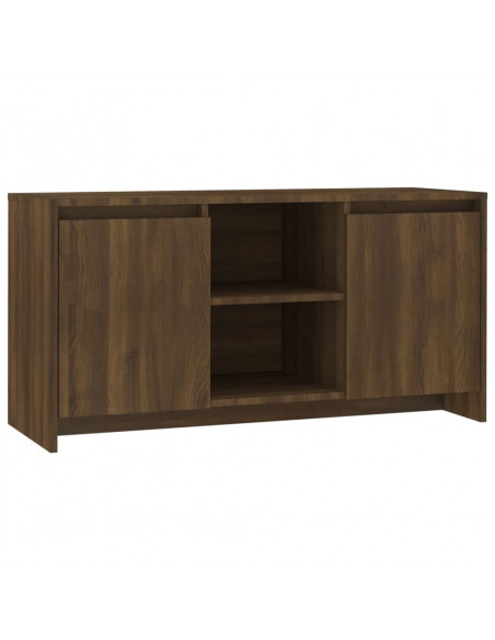 Mobile Porta TV Rovere Marrone 102x37,5x52,5 cm in Truciolato