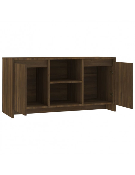 Mobile Porta TV Rovere Marrone 102x37,5x52,5 cm in Truciolato