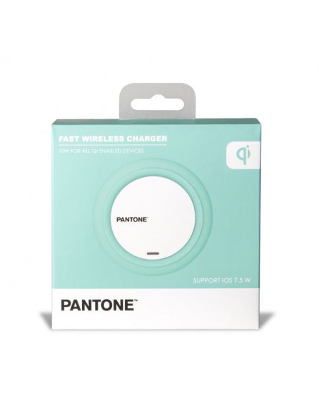 PANTONE QI WIRELESS CHARGER CYAN