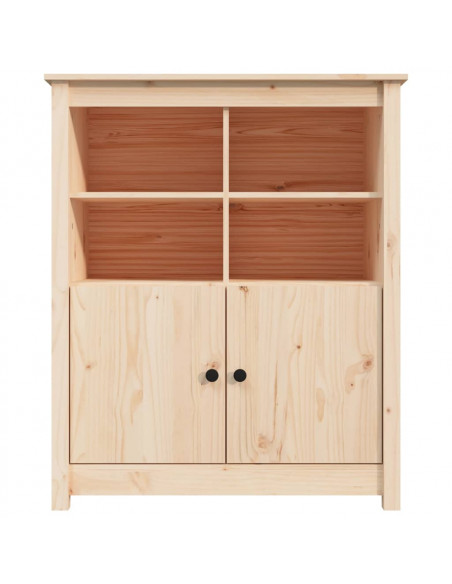 Credenza 83x41,5x100 cm in Legno Massello di Pino