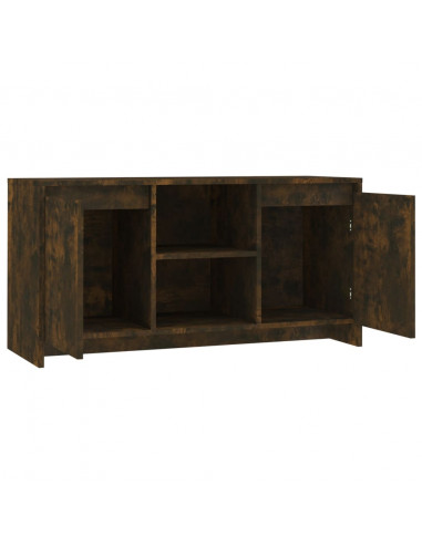 Mobile Porta TV Rovere Fumo 102x37,5x52,5 cm in Truciolato