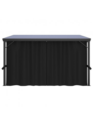 Gazebo con Tenda 405x294x244 cm Antracite