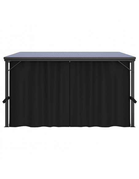 Gazebo con Tenda 405x294x244 cm Antracite