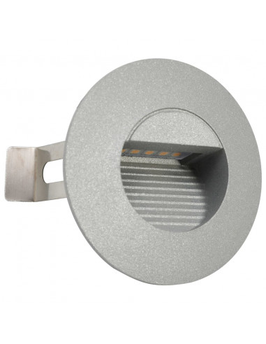 Lampade da Parete da Esterno a LED 6 pz 5 W Argento Rotonde