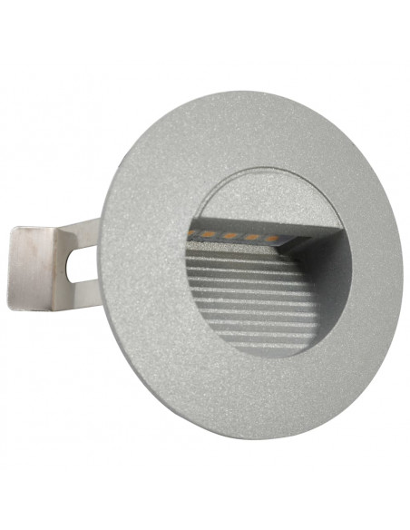 Lampade da Parete da Esterno a LED 6 pz 5 W Argento Rotonde