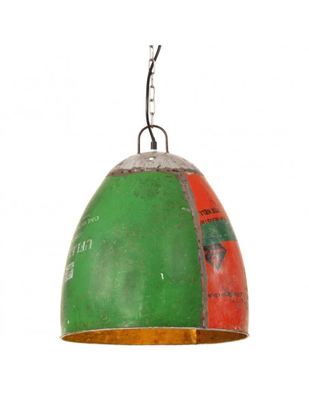 Lampada Sospesa Industriale 25 W Multicolore Rotonda 42 cm E27