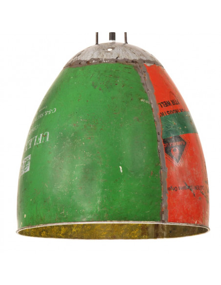 Lampada Sospesa Industriale 25 W Multicolore Rotonda 42 cm E27
