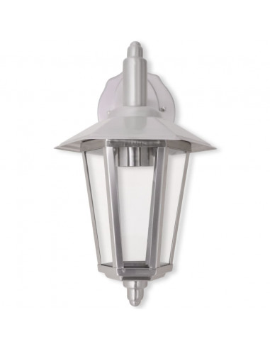 Lanterna a parete da incasso per esterno in acciaio inox