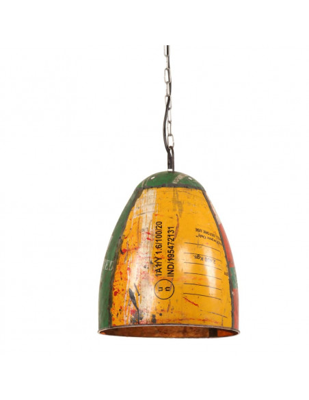 Lampada Sospesa Industriale 25 W Multicolore Rotonda 32 cm E27