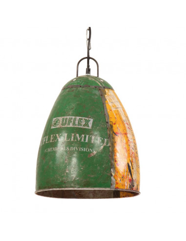 Lampada Sospesa Industriale 25 W Multicolore Rotonda 32 cm E27