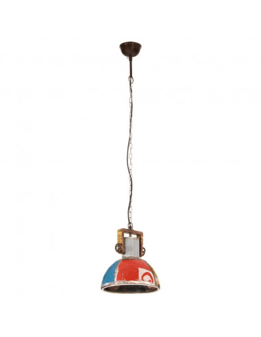 Lampada Sospesa Industriale 25 W Multicolore Rotonda 30 cm E27