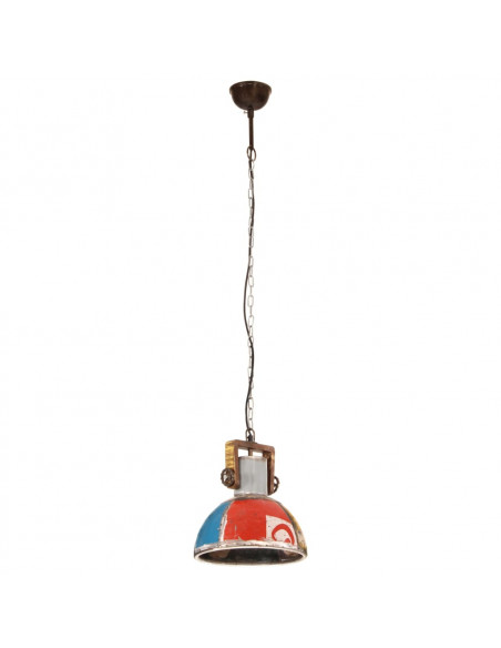 Lampada Sospesa Industriale 25 W Multicolore Rotonda 30 cm E27