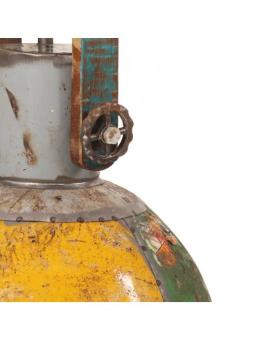 Lampada Sospesa Industriale 25 W Multicolore Rotonda 30 cm E27