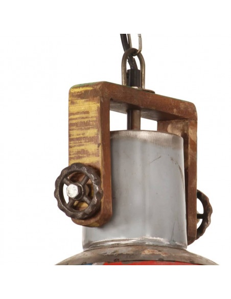 Lampada Sospesa Industriale 25 W Multicolore Rotonda 30 cm E27