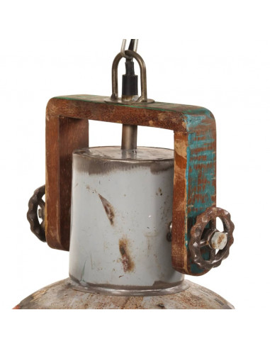 Lampada Sospesa Industriale 25 W Multicolore Rotonda 30 cm E27