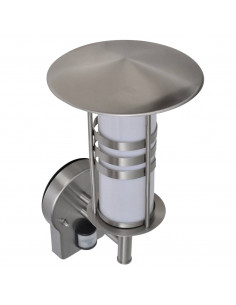 Lampada da parete in acciaio inossidabile forma pagoda con sensore