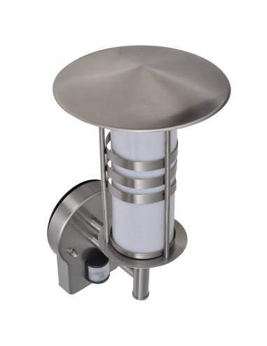 Lampada da parete in acciaio inossidabile forma pagoda con sensore