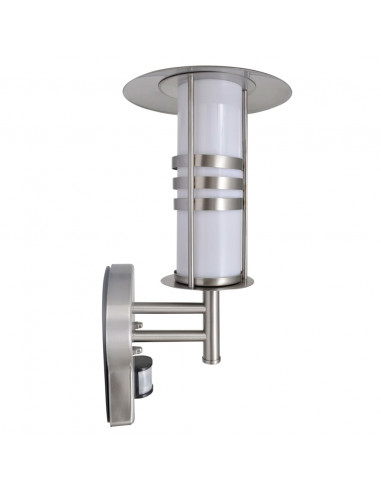 Lampada da parete in acciaio inossidabile forma pagoda con sensore