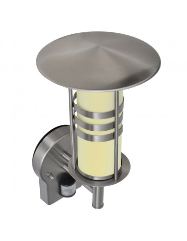 Lampada da parete in acciaio inossidabile forma pagoda con sensore