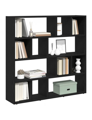 Libreria/Divisorio Rovere Nero 105x24x102 cm