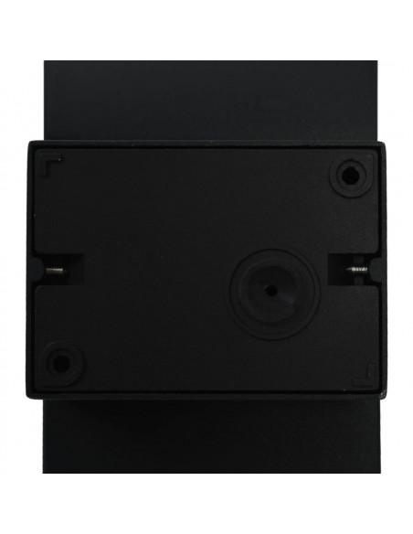 Lampada da Parete da Esterno a LED 9 W Nera Ovale