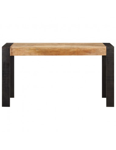 Tavolo da Pranzo 140x70x76 cm in Legno Massello di Mango Grezzo