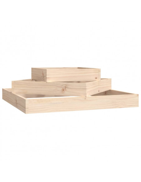Fioriera 83x83x27 cm in Legno Massello di Pino