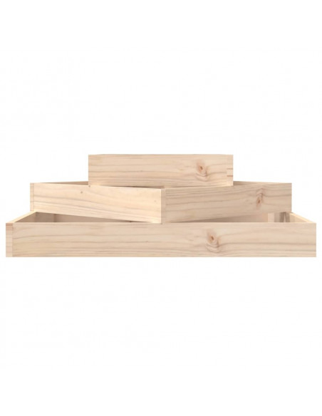 Fioriera 83x83x27 cm in Legno Massello di Pino