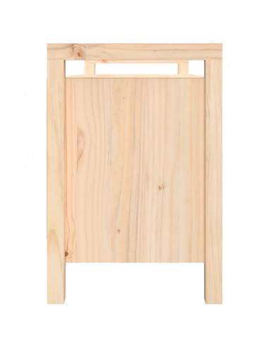 Panca da Ingresso 110x40x60 cm in Legno Massello di Pino