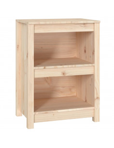 Libreria 50x35x68 cm in Legno Massello di Pino