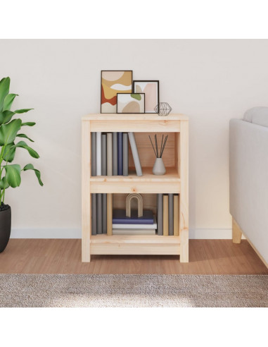 Libreria 50x35x68 cm in Legno Massello di Pino