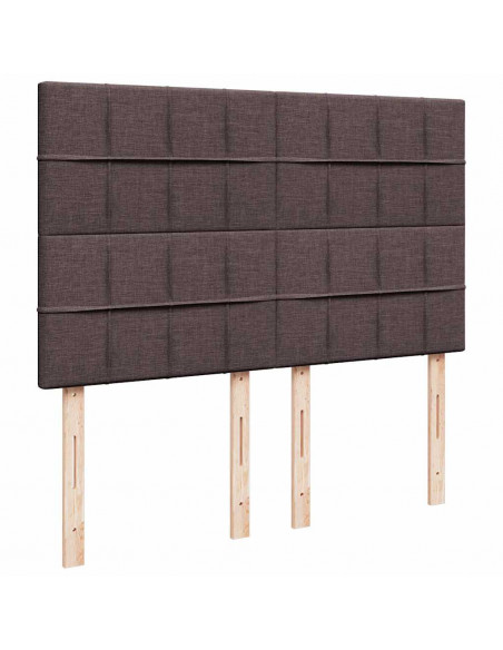 Struttura Letto Pouf con Materasso 140x200 cm in Tessuto