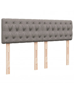 Giroletto a Molle con Materasso Tortora 140x190 cm in Tessuto 2