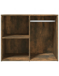 Armadietto Cosmetici Rovere Fumo 80x40x65 cm Legno Multistrato 2