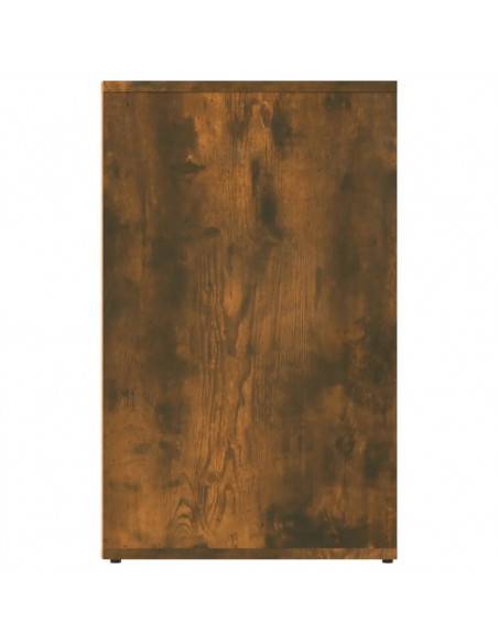 Armadietto Cosmetici Rovere Fumo 80x40x65 cm Legno Multistrato