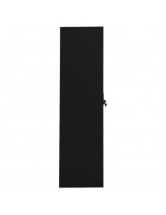 Armadio Nero 80x50x180 cm in Acciaio 2