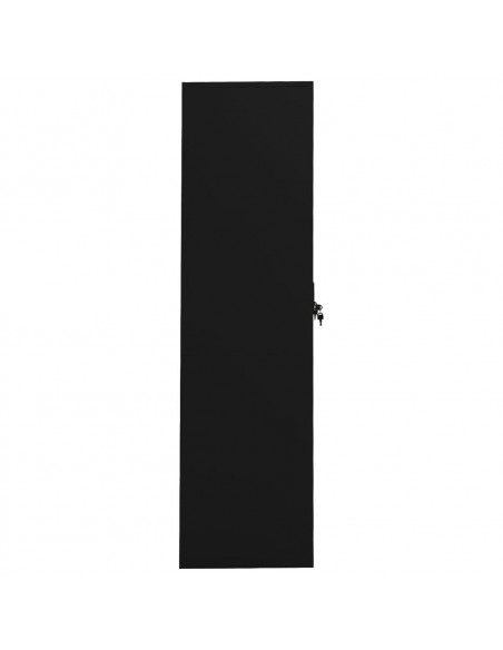 Armadio Nero 80x50x180 cm in Acciaio
