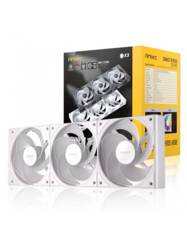 C120R ARGB WHITE 3PK REVERSE